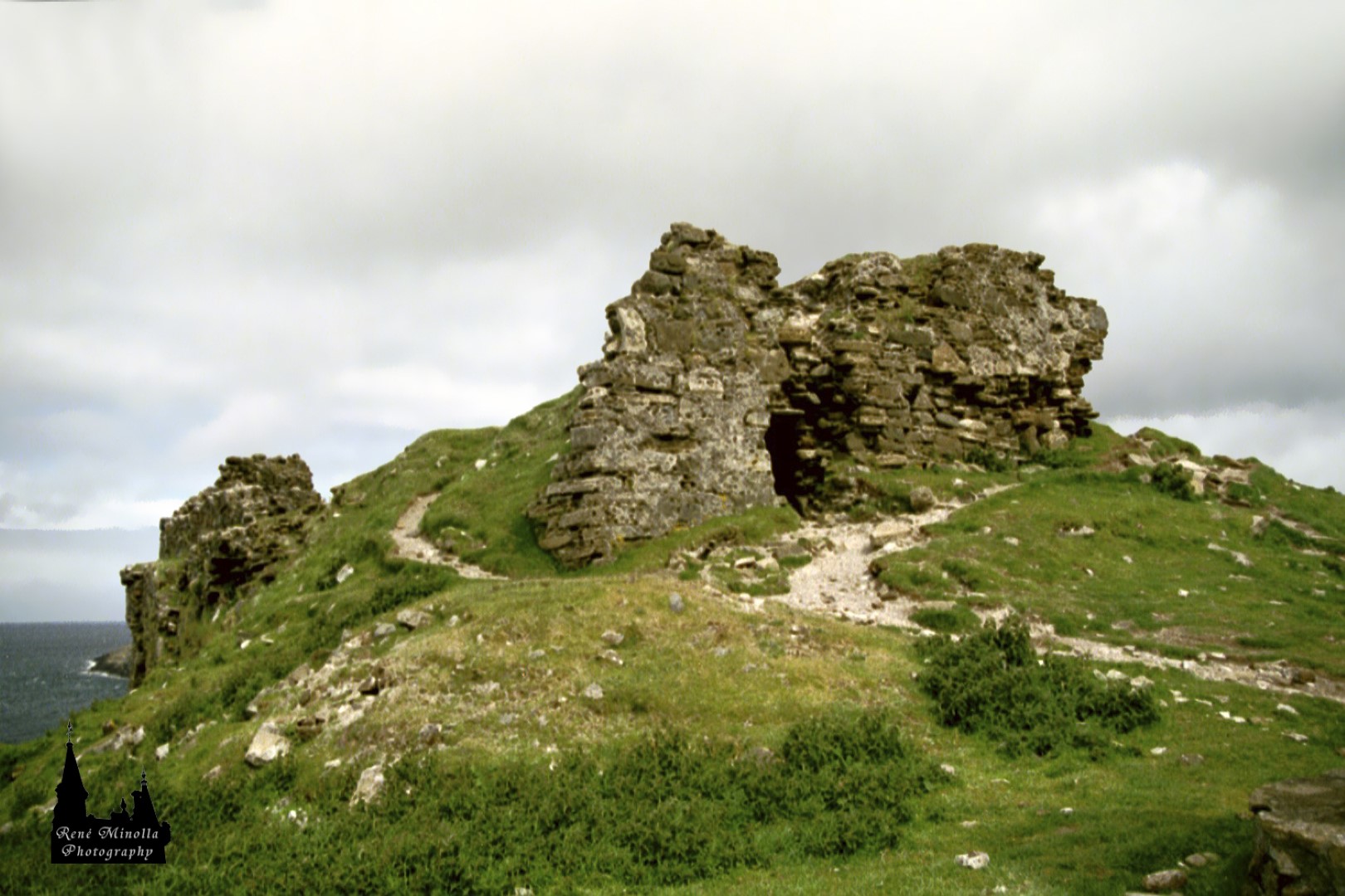 Duntulm Castle, am nördlichsten Punk von Skye, Schottland